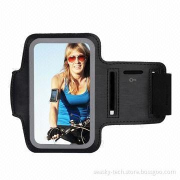Gym neoprene armband case for iPhone, universal sport straps